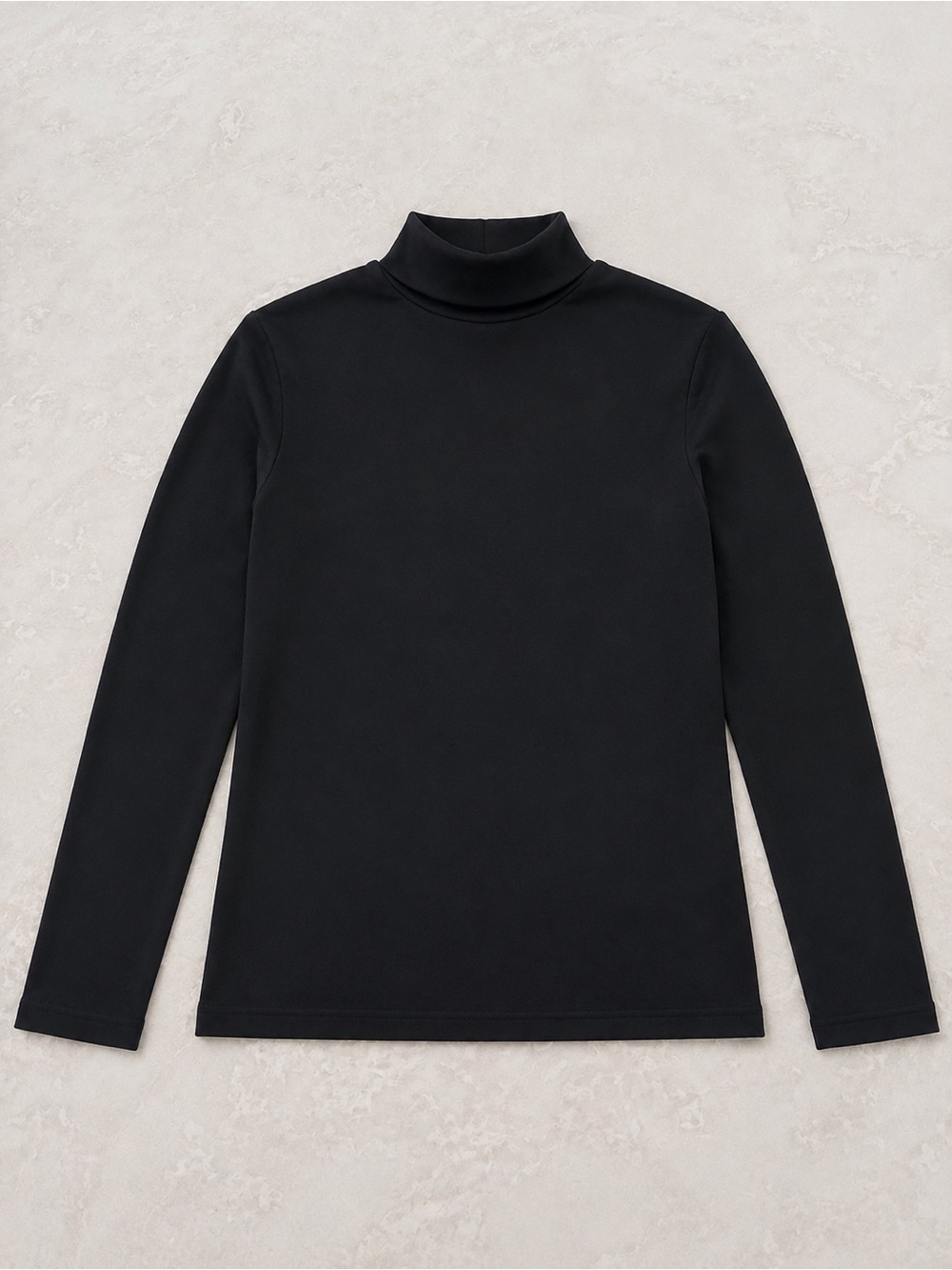 FRENCH CONNECTION Classic Black Turtleneck Long Sleeve Top